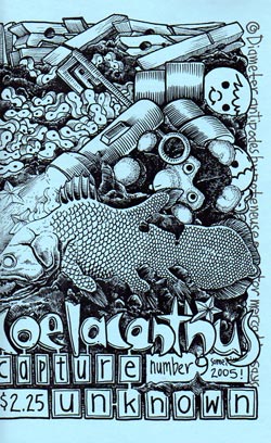 Coelacanthus #9 artist book by Michael Connor