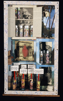 Cabinet of Curious Cure-alls,  assemblage by Frank Turek