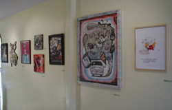 Clown exhibit, Cole, Konieczck...