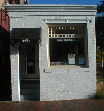 front of ubu studio art gallery