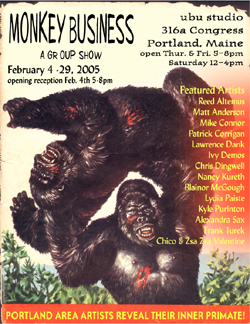 Monkey Business exhibit poster